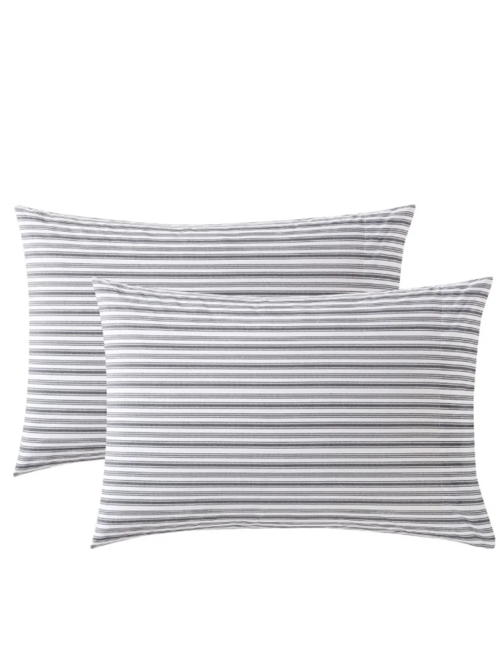 Nautica Home Standard Pillowcase Pair - BLUE STRIPE 100% Cotton